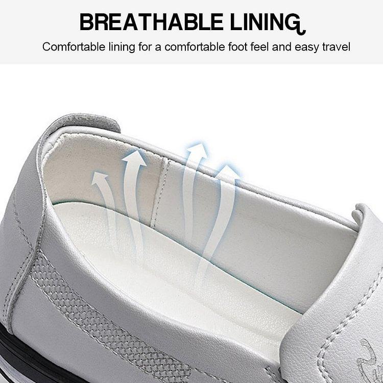 (⏰Last Day Promotion $6 OFF)2023 New Fashion Men's Mesh Leather Loafers