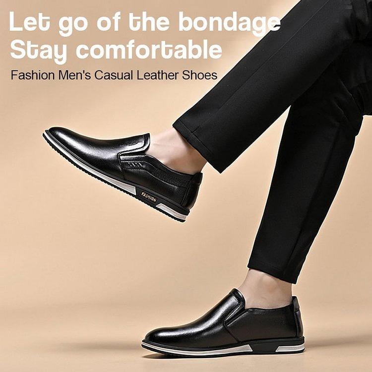 2023 New Fashion Men's Leather Loafers-(Buy 2 Get Free Shipping)