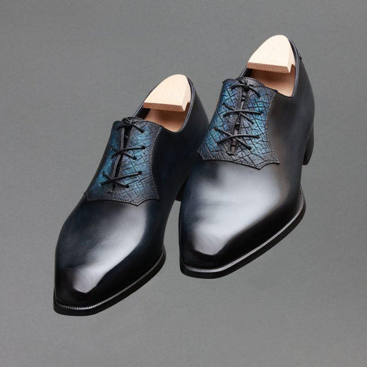 Adelaïde Bi-material Oxford Shoe