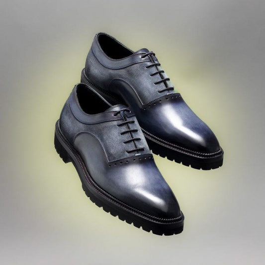 Derby Shoe with Rubber Commando Sole