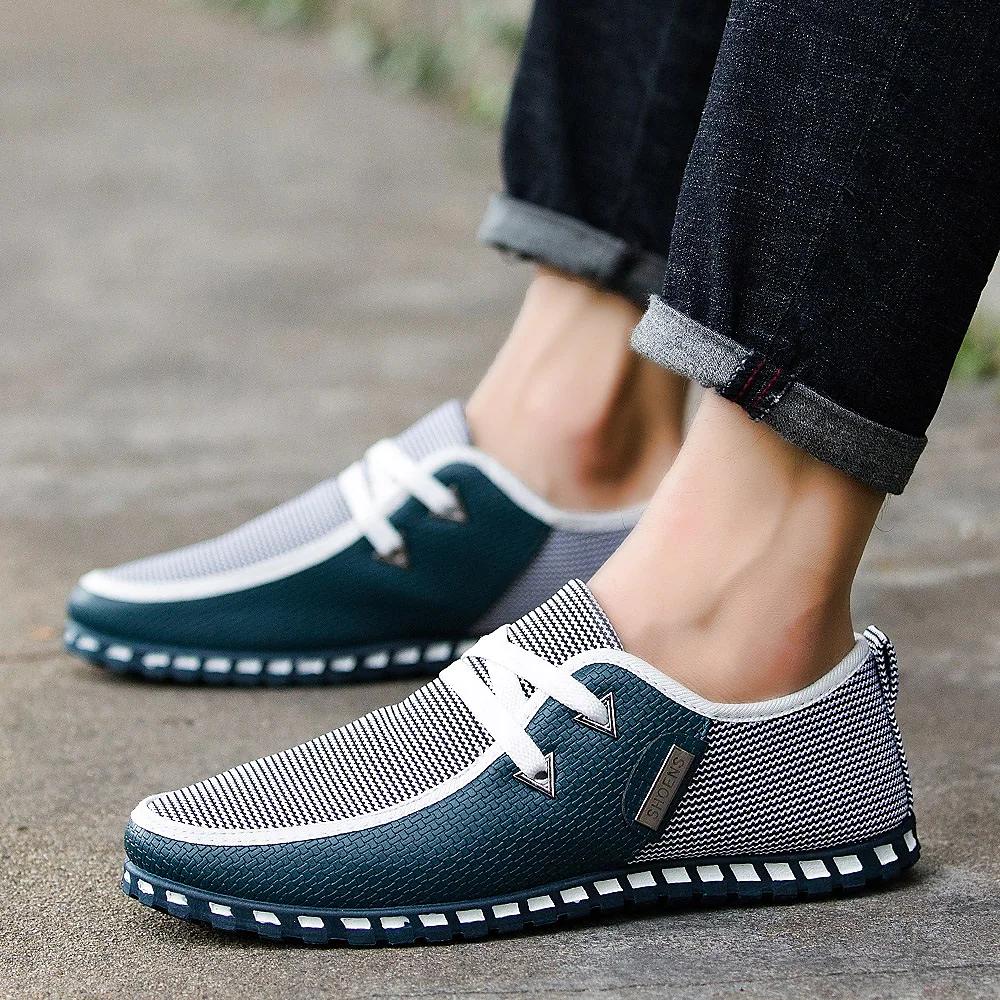 Men's  Color Block Driving Loafers